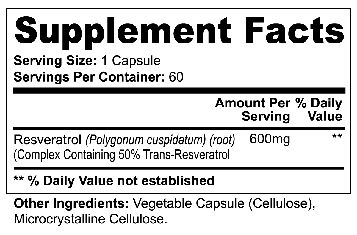 Resveratrol  600mg