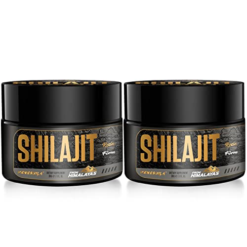 Shilajit Resin - Organic Shilajit Resin Third Party Tested Rich in 85+ Trace Minerals, Gold Grade Himalayan Pure Shiljait for Energy (1 Fl Oz (Pack of 1))