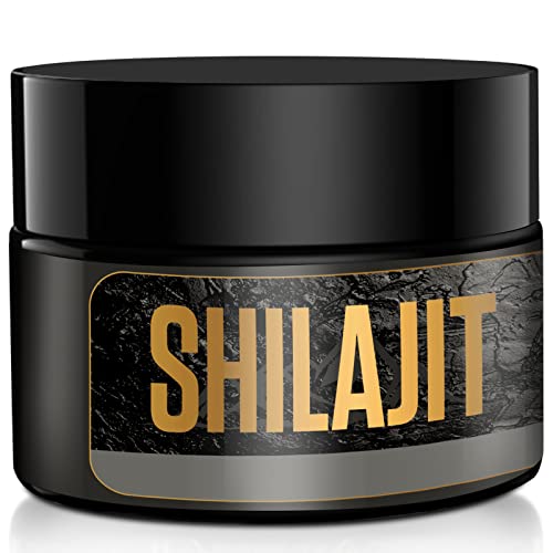 Shilajit Resin - Organic Shilajit Resin Third Party Tested Rich in 85+ Trace Minerals, Gold Grade Himalayan Pure Shiljait for Energy (1 Fl Oz (Pack of 1))