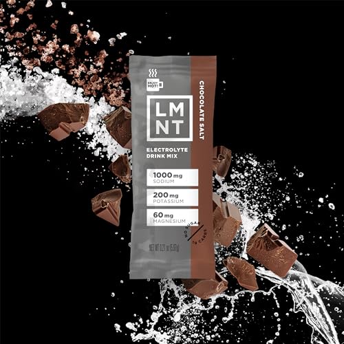 LMNT Hot Chocolate and Coffee Mixer - Chocolate Salt Electrolytes | Hydration Powder Packets | No Sugar or Artificial Ingredients | Keto & Paleo Friendly | 30 Sticks