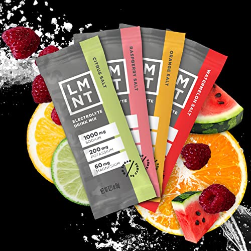 LMNT Zero-Sugar Electrolytes - Variety Pack - Hydration Powder Packets | No Dodgy Ingredients | Keto & Paleo Friendly | 12 Sticks