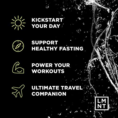 LMNT Zero-Sugar Electrolytes - Orange Salt - Hydration Powder Packets | No Dodgy Ingredients | Keto & Paleo Friendly | 30 Sticks