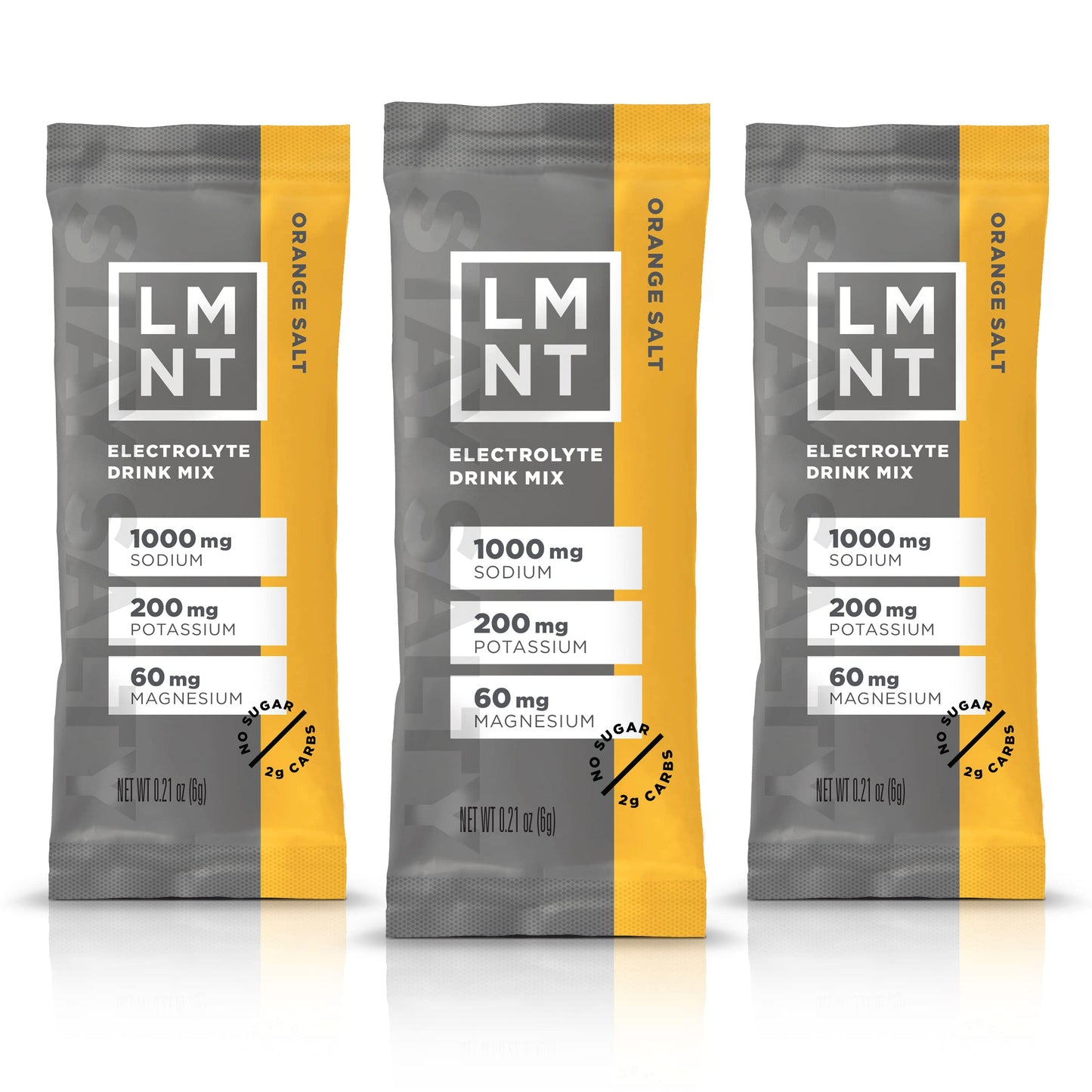 LMNT Zero-Sugar Electrolytes - Orange Salt - Hydration Powder Packets | No Dodgy Ingredients | Keto & Paleo Friendly | 30 Sticks