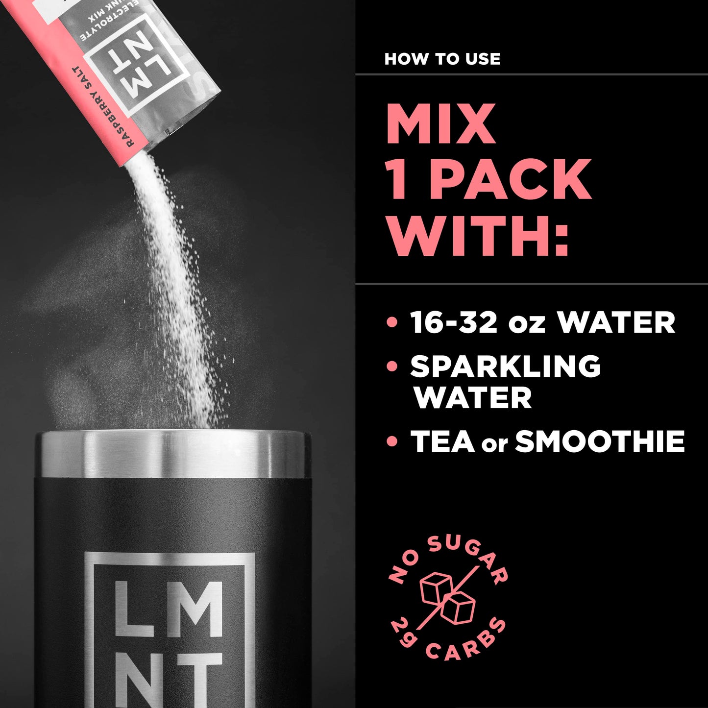 LMNT Zero-Sugar Electrolytes - Orange Salt - Hydration Powder Packets | No Dodgy Ingredients | Keto & Paleo Friendly | 30 Sticks