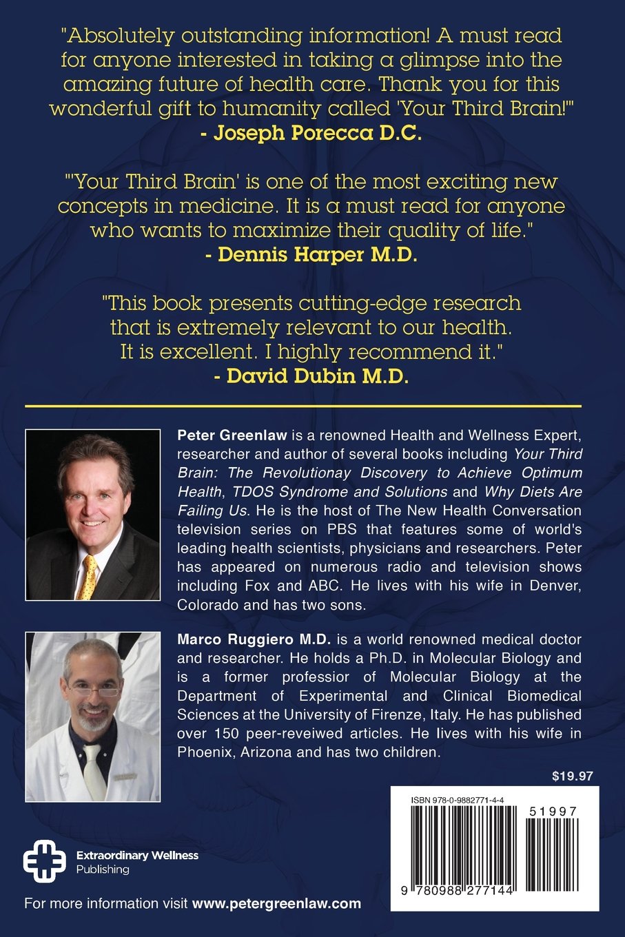 Your Third Brain: The Revolutionary New Discovery to Achieve Optimum Health (The New Health Conversation Series)