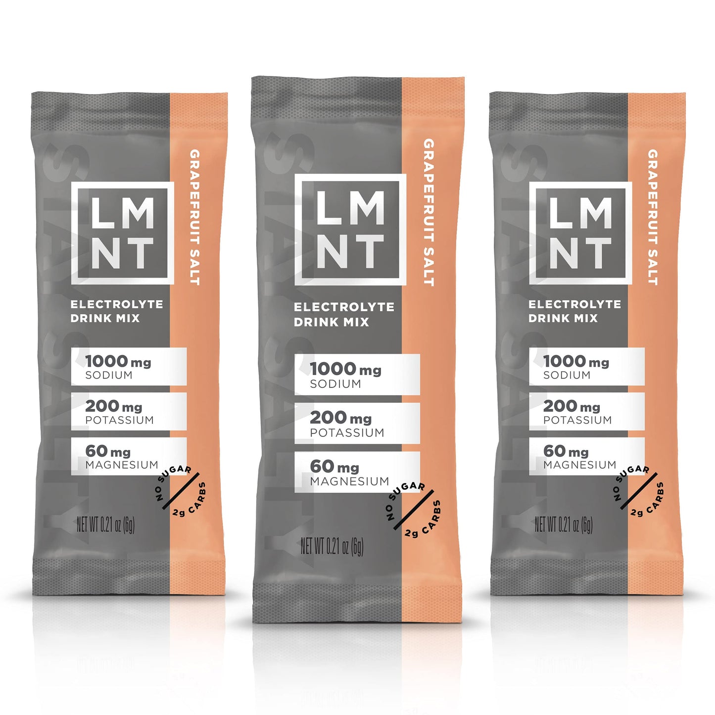 LMNT Zero-Sugar Electrolytes - Orange Salt - Hydration Powder Packets | No Dodgy Ingredients | Keto & Paleo Friendly | 30 Sticks