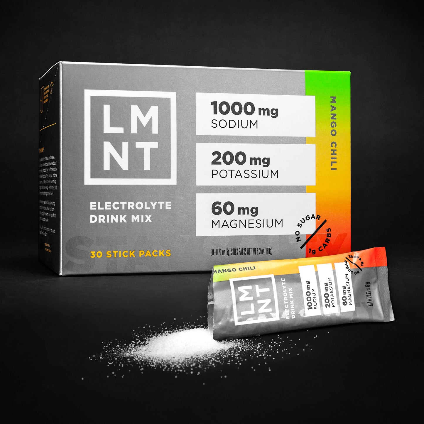 LMNT Zero-Sugar Electrolytes - Orange Salt - Hydration Powder Packets | No Dodgy Ingredients | Keto & Paleo Friendly | 30 Sticks