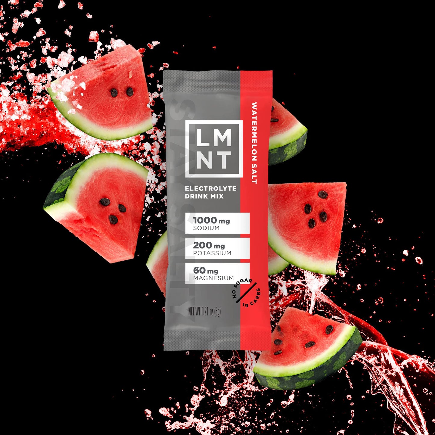 LMNT Zero-Sugar Electrolytes - Orange Salt - Hydration Powder Packets | No Dodgy Ingredients | Keto & Paleo Friendly | 30 Sticks