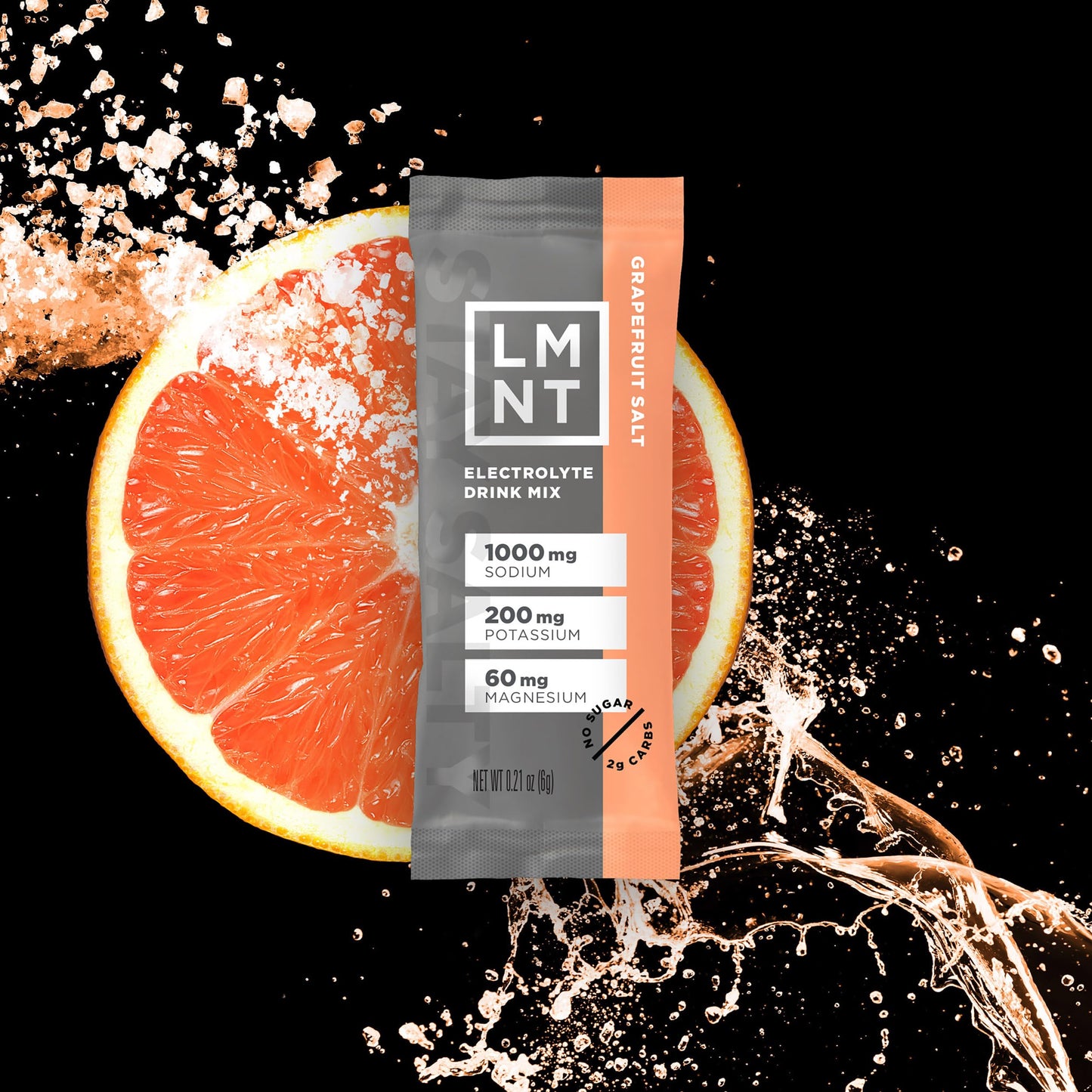 LMNT Zero-Sugar Electrolytes - Orange Salt - Hydration Powder Packets | No Dodgy Ingredients | Keto & Paleo Friendly | 30 Sticks