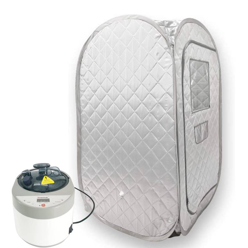 Portable Steam Sauna Set Foldable One Person SPA Tent with 4L Larger Steamer,Remote Control, Weight Loss&Detox