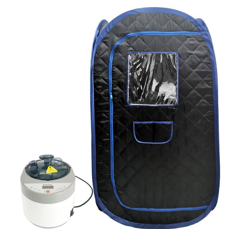 Portable Steam Sauna Set Foldable One Person SPA Tent with 4L Larger Steamer,Remote Control, Weight Loss&Detox