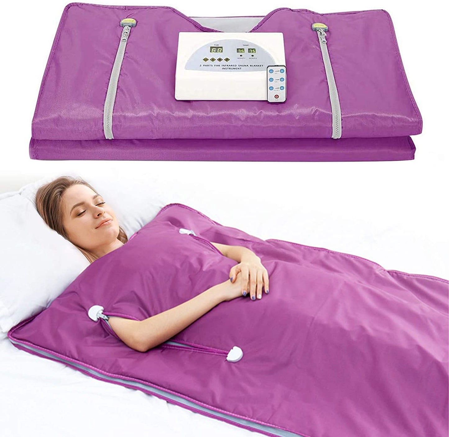 IR sauna heated blanket