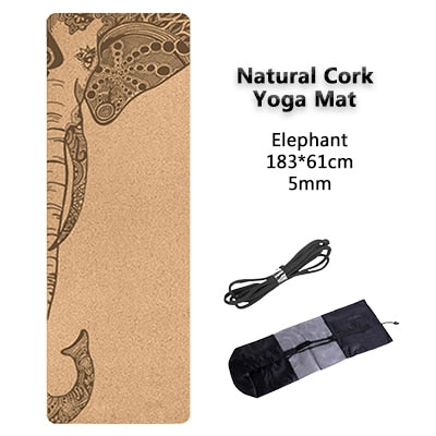 Natural Cork 5mm yoga mat