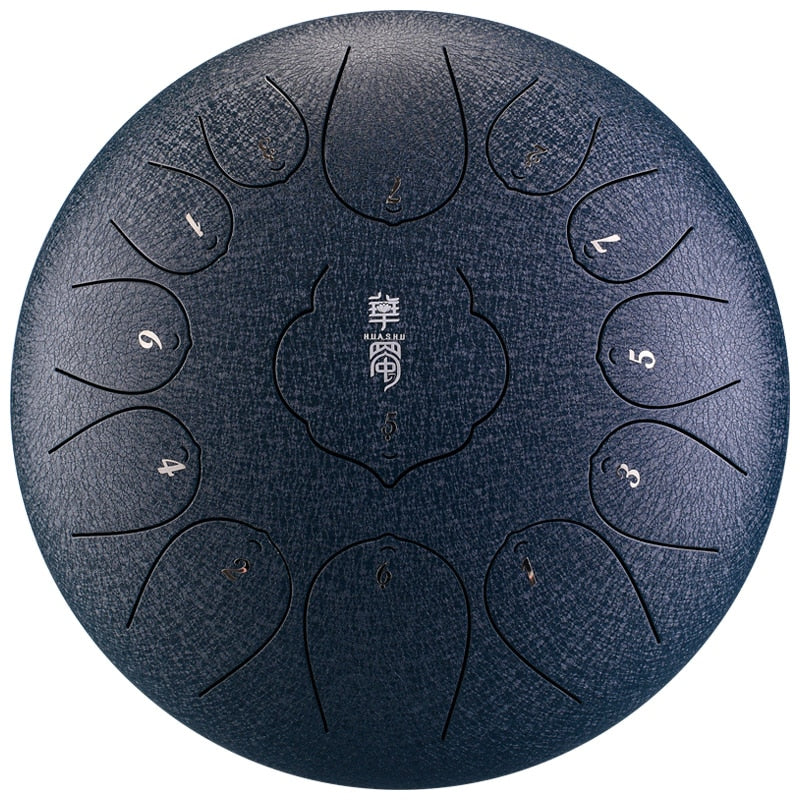 Handpan drum 12 Inch 13 Tone Steel Tongue Drum Hand Pan Drum With Padded Drum Bag And A Pair Of Mallets  huedrum Yoga Meditation