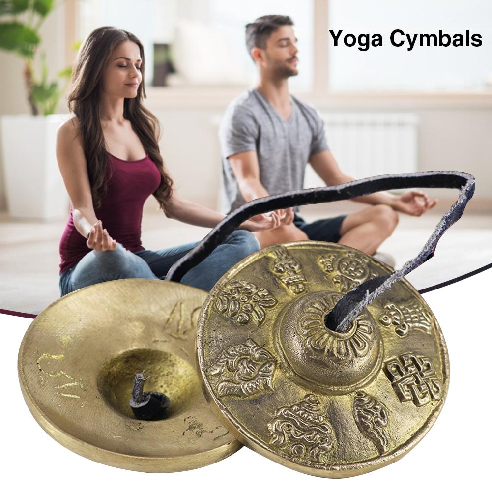 Tingsha Cymbal Bell with bag 2.6in Handcrafted