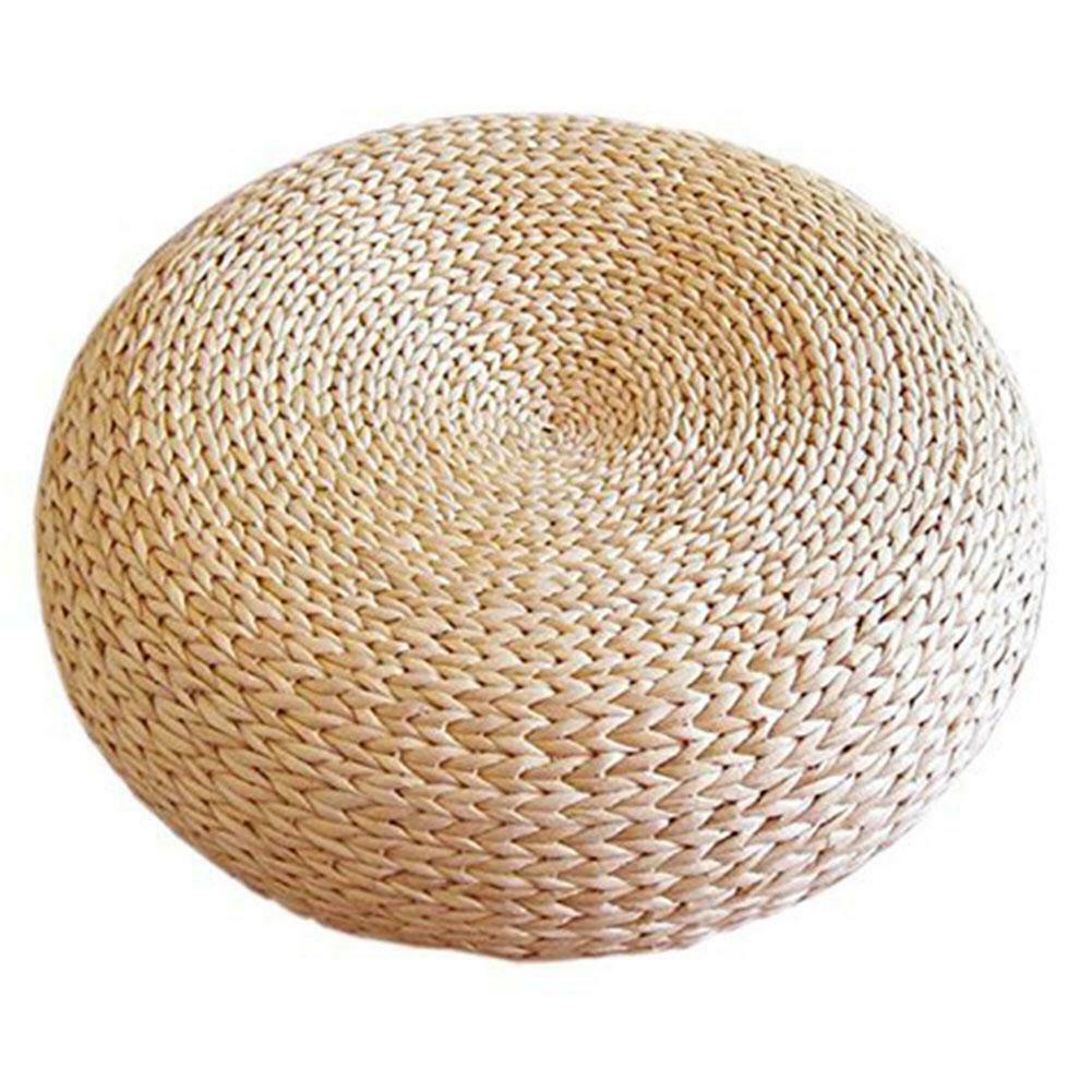 Natural Straw Round Tatami Cushion