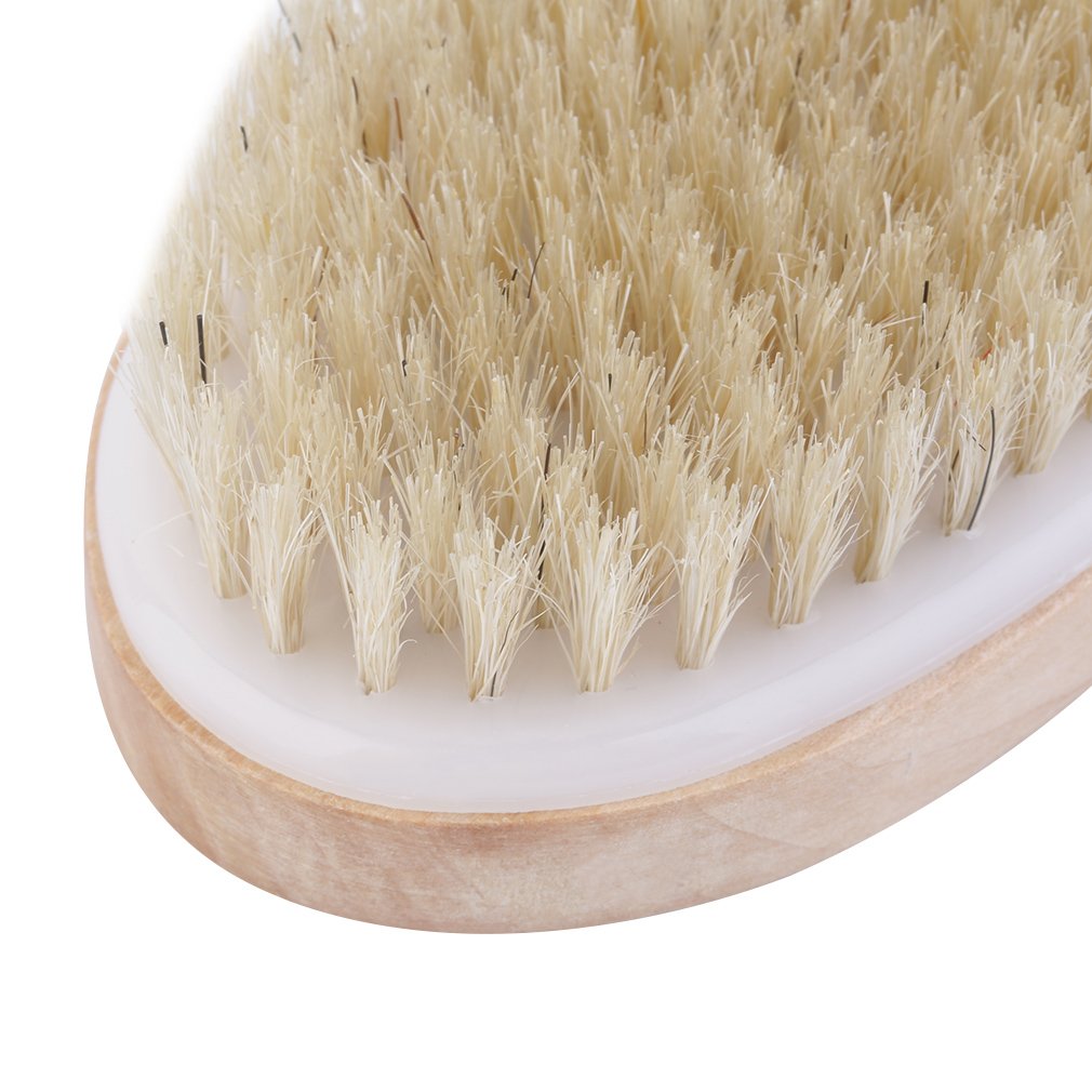 Natural Bristle Dry Skin Body Brush