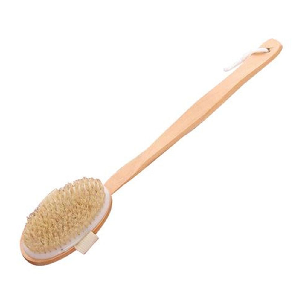 Natural Bristle Dry Skin Body Brush