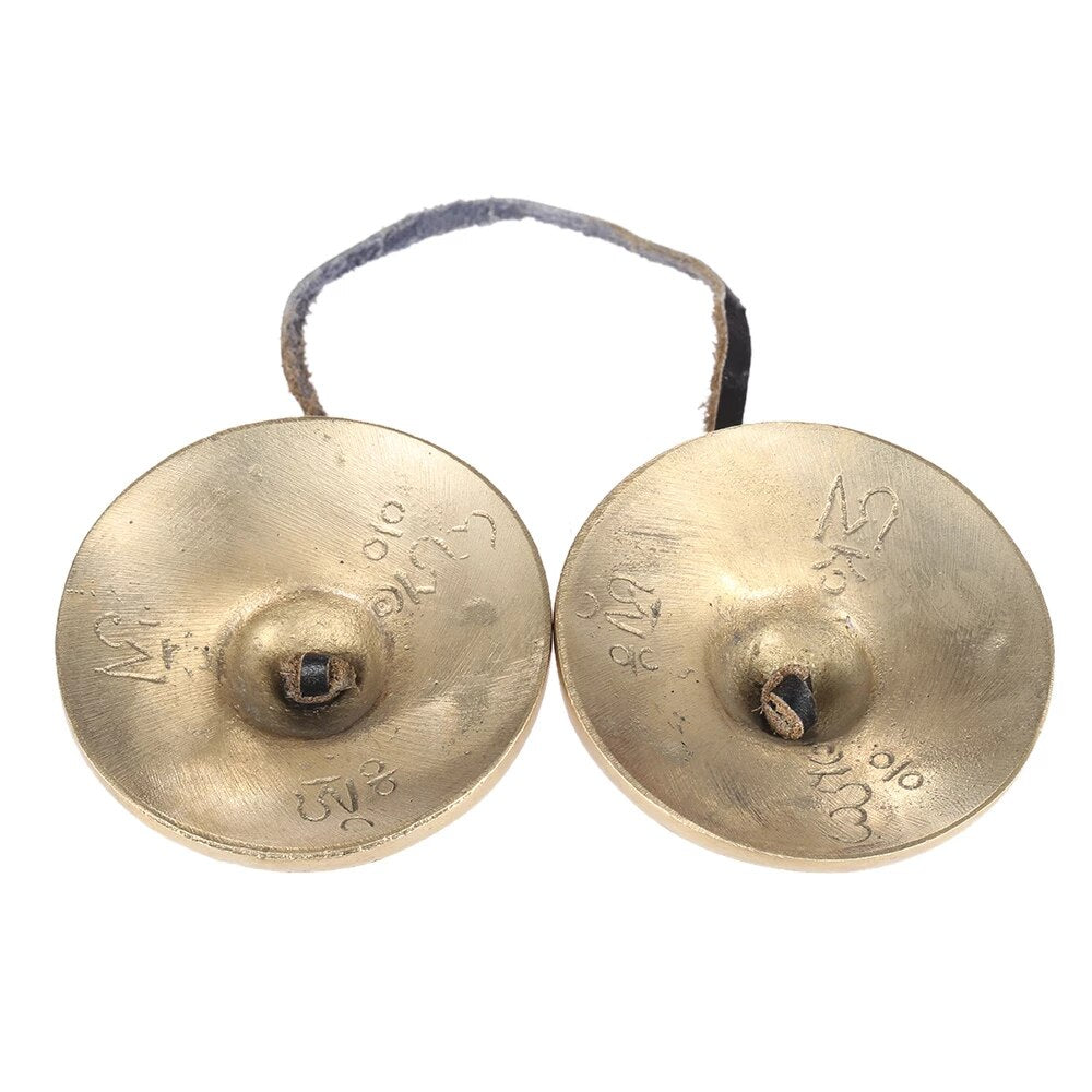 Tingsha Cymbal Bell with bag 2.6in Handcrafted