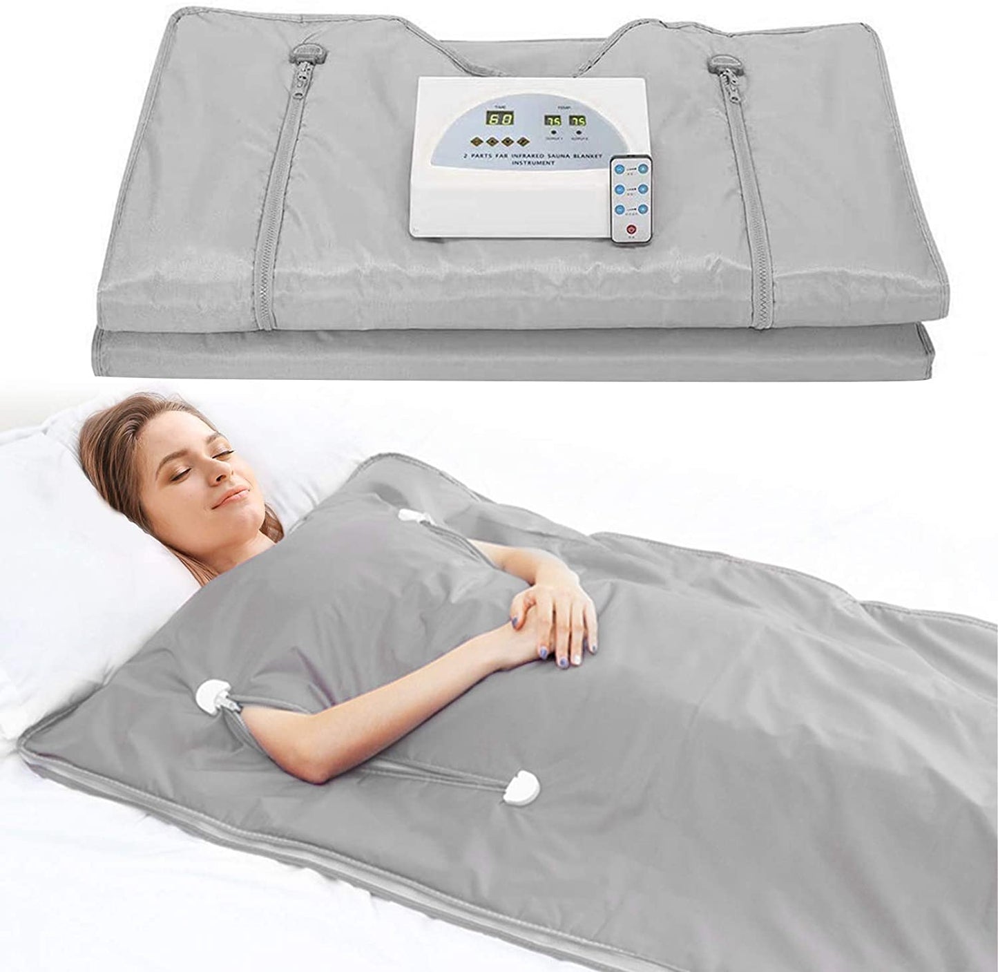 IR sauna heated blanket