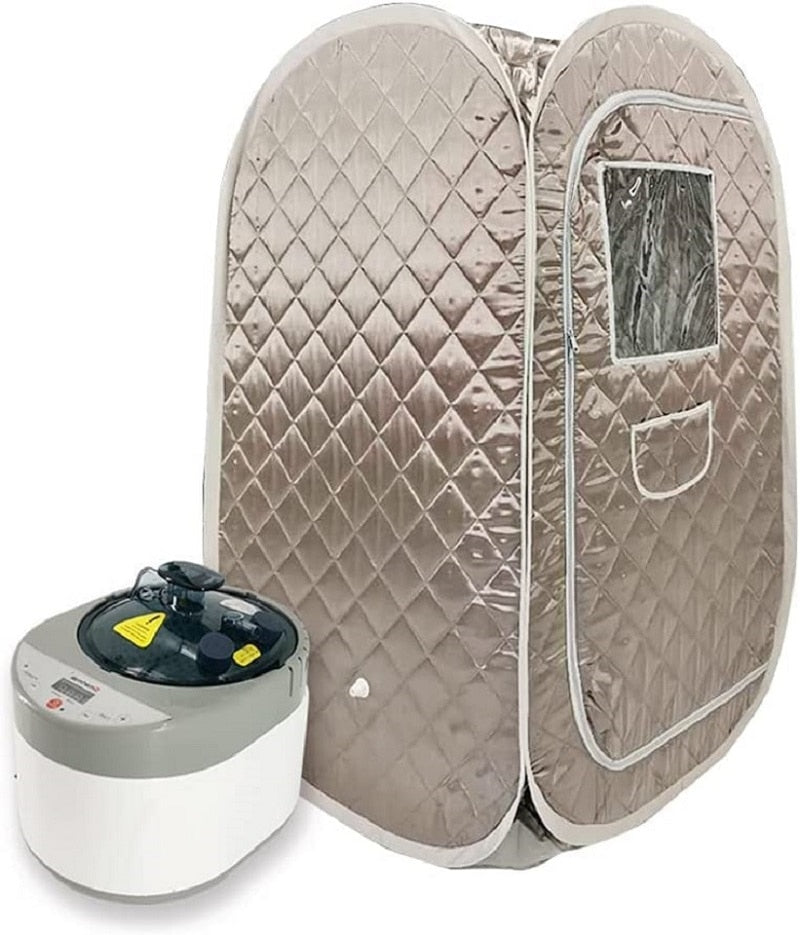 Portable Steam Sauna Set Foldable One Person SPA Tent with 4L Larger Steamer,Remote Control, Weight Loss&Detox