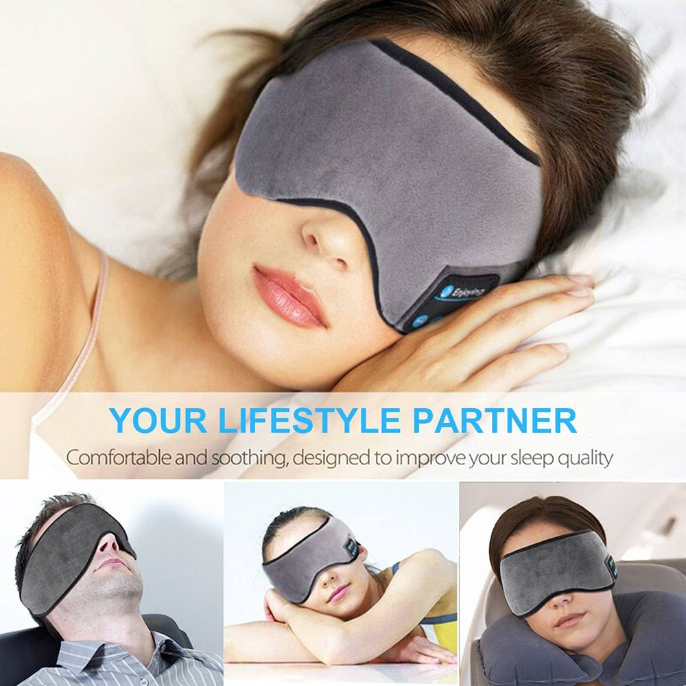 Sleeping Headphones Bluetooth Eye Mask