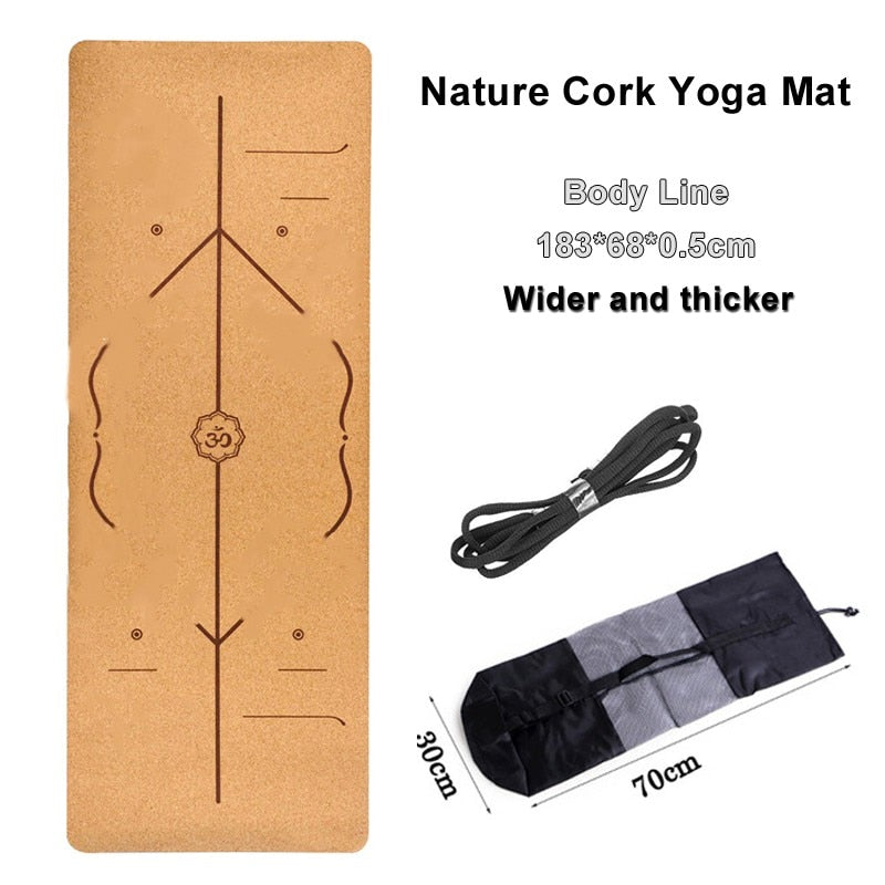 Natural Cork 5mm yoga mat