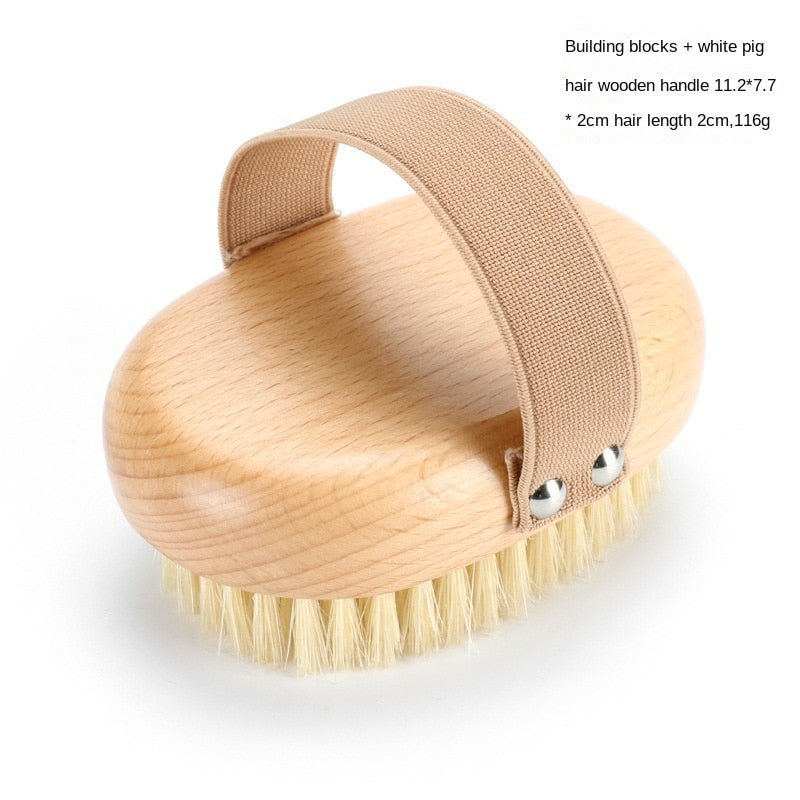 Body Brush Natural Boar Bristle Organic