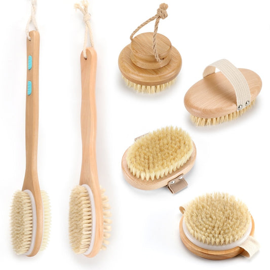 Body Brush Natural Boar Bristle Organic