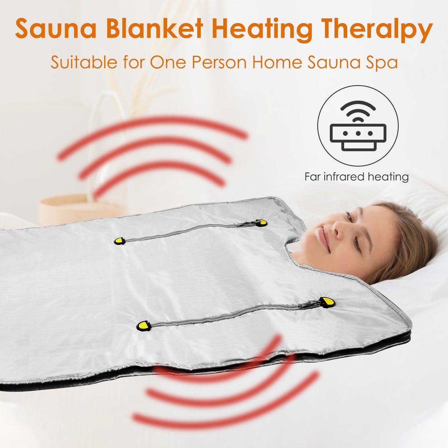 IR sauna heated blanket