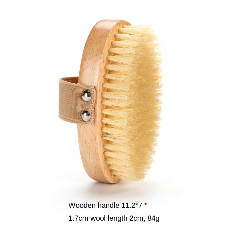 Body Brush Natural Boar Bristle Organic