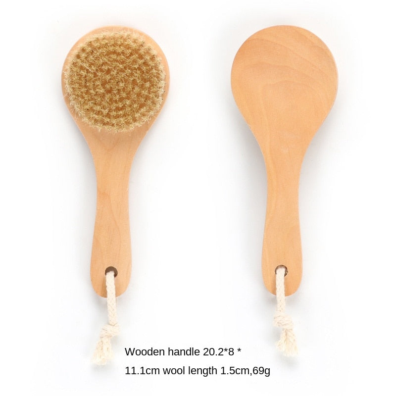 Body Brush Natural Boar Bristle Organic