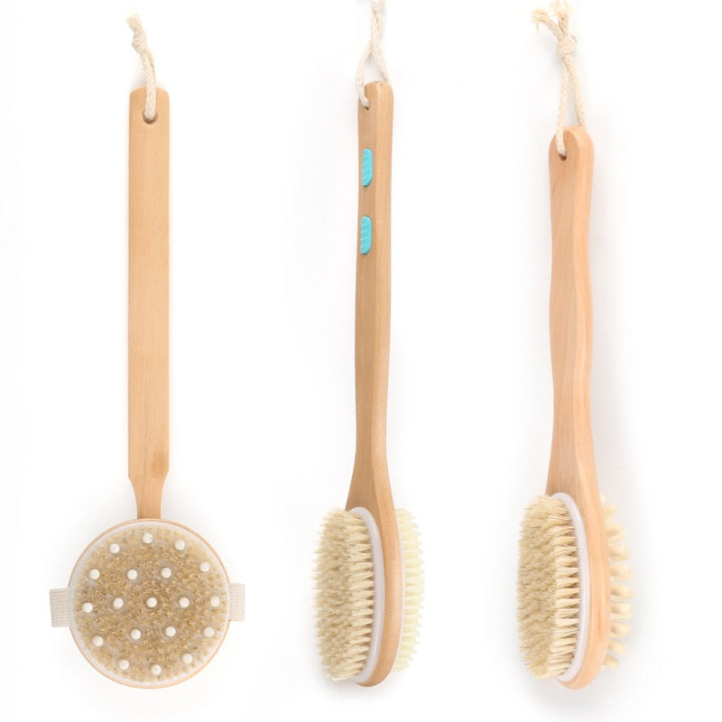 Body Brush Natural Boar Bristle Organic