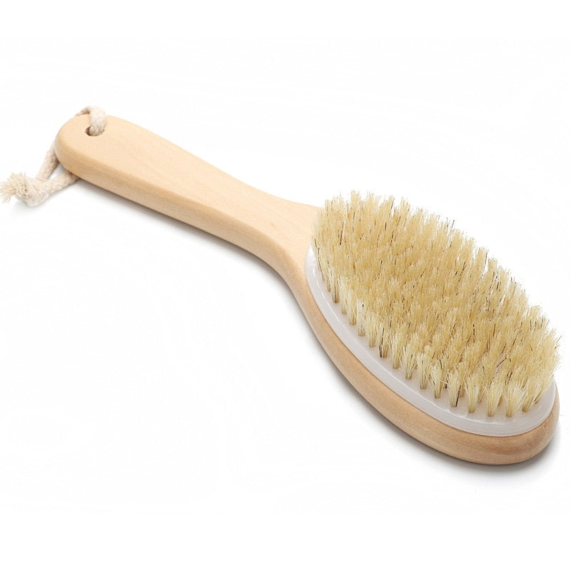 Body Brush Natural Boar Bristle Organic