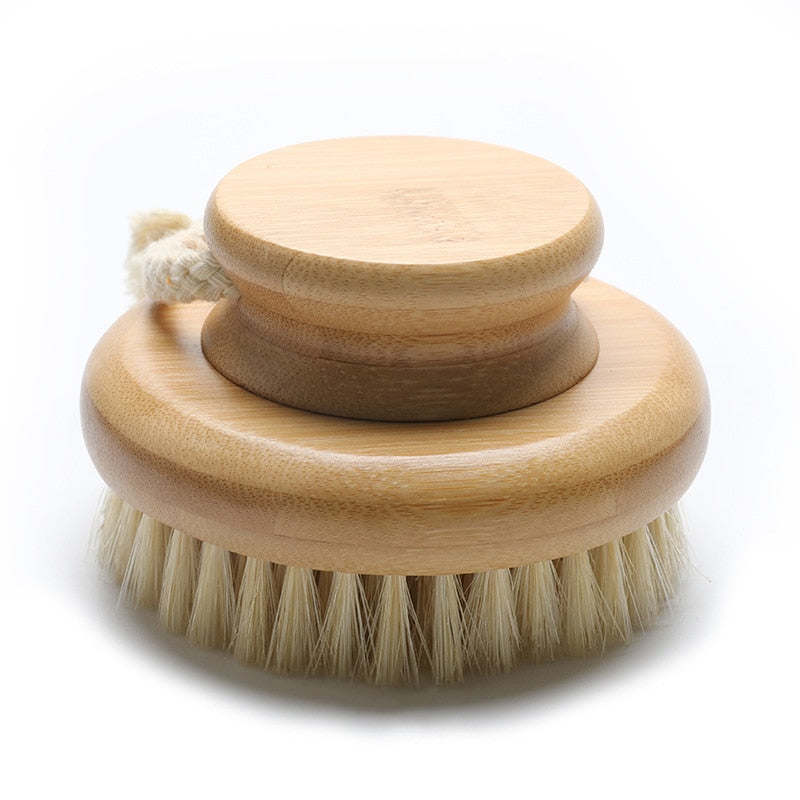 Body Brush Natural Boar Bristle Organic