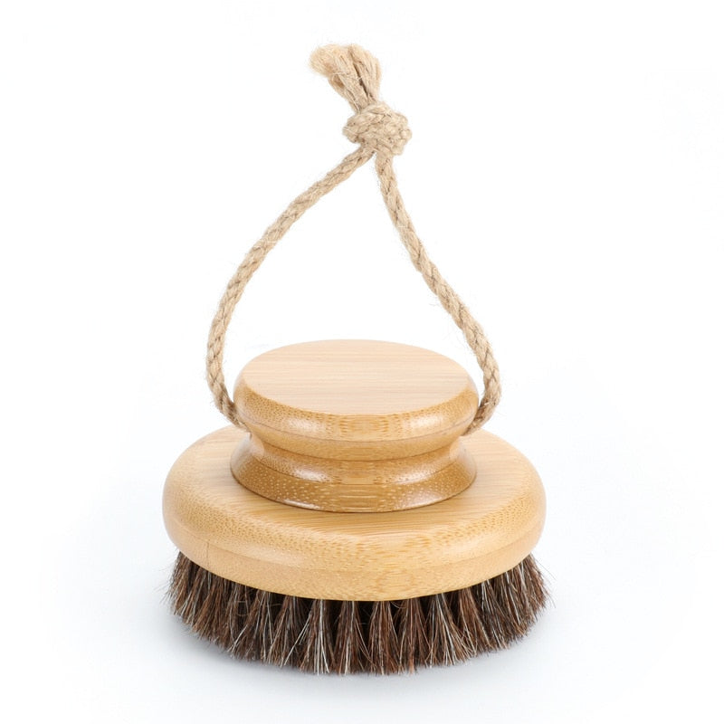 Body Brush Natural Boar Bristle Organic