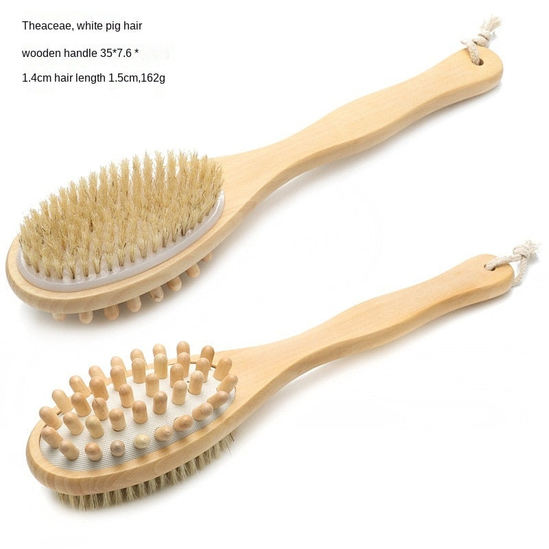 Body Brush Natural Boar Bristle Organic